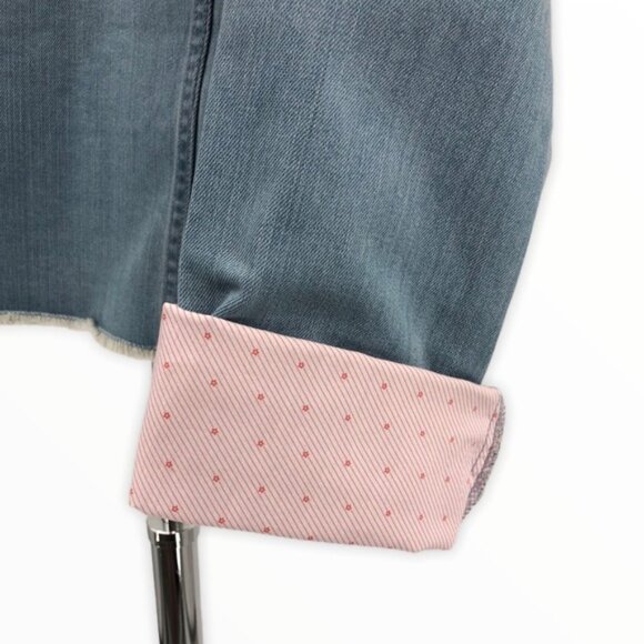 Cupcakes & Cashmere Lany Crop Denim Jacket NWT - Picture 8 of 15